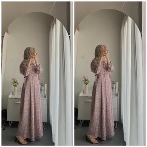 Akifa Dress korean look / Dress busui Wanita