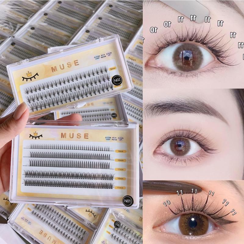 Lông mi giả, Mi rời, Mi chùm tách sợi tự nối MUSE
