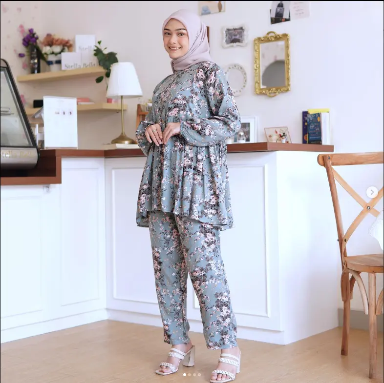 Gamila piyama | oneset piyama busui Rayon Viscose Setelan | by koncoturuu 2