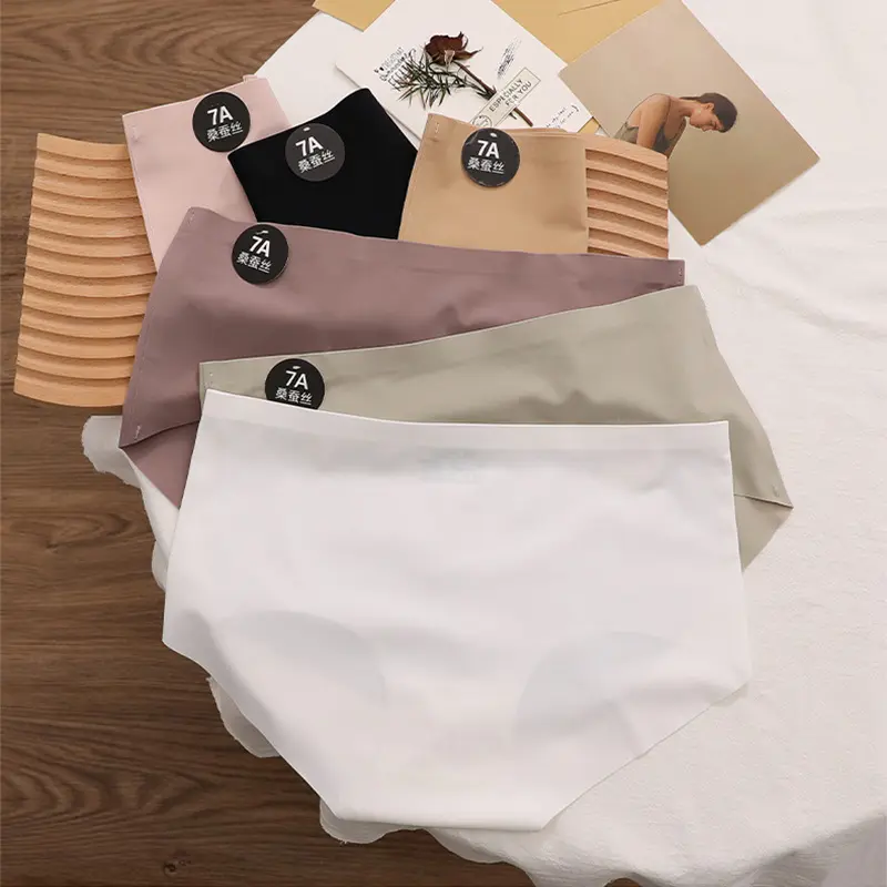 [ SET 5 ] quần Lót Su Không Đường May 7A không lộ viền quần lót nữ su siêu mát 6