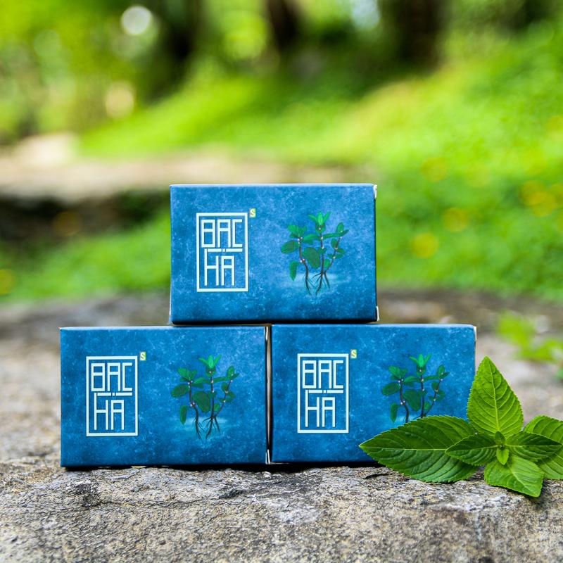  Xà Bông Bạc Hà HTX Sinh Dược 100g Dưỡng Body Skincare Cho Bé 