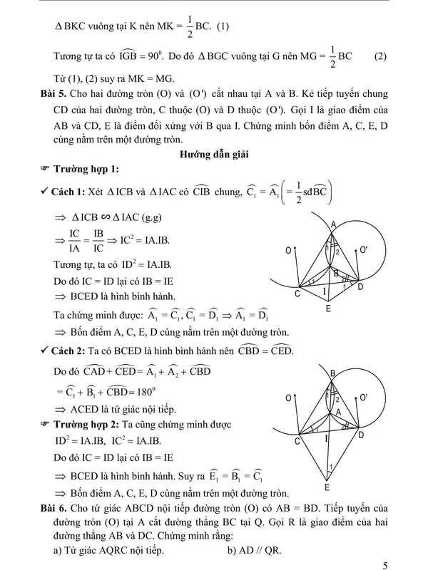 Sách - Tài Liệu Bồi Dưỡng Học Sinh Giỏi Toán THCS Các Chuyên Đề Hình Học 9 Tập 2 5