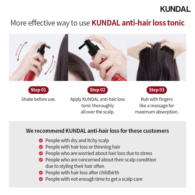 KUNDAL Head Spa & Scalp Care + Solution Scalp Spray 100ml 5