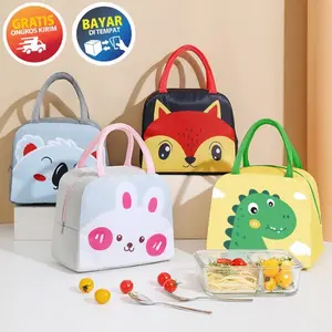 KP103 - TAS BEKAL MAKANAN ANAK LUNCH BAG TEMPAT BEKAL ANAK TEMPAT PENYIMPANAN MAKANAN TAS LUNCH BOX