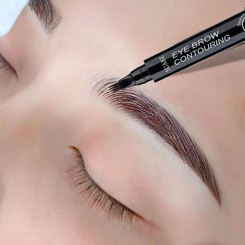 Bộ Trang Điểm Mắt, Bộ Làm Đẹp Mắt, Bao Gồm Mascara, Kẻ Mắt Và Bút Kẻ Lông Mày 4D, Lâu Trôi Và Không Thấm Nước, Lông Mày Uốn Cong, Không Phai, Không Cạo, Trang Điểm Tự Nhiên 2