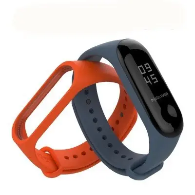 Dây Đeo Đồng Hồ Silicon, Phong Cách Thể Thao, Dành Cho Xiaomi Mi Band 4 Và 3, Tương Thích Với Miband 3 Và 4 7