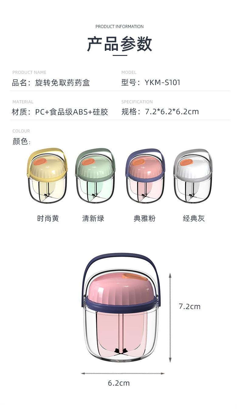 Product Introduction of Portable Pill Box Seven Days a Week Carry Dispenser Three Meals a Day Medicine Drug Storage Separately Packed Case Sealed Waterproof 14