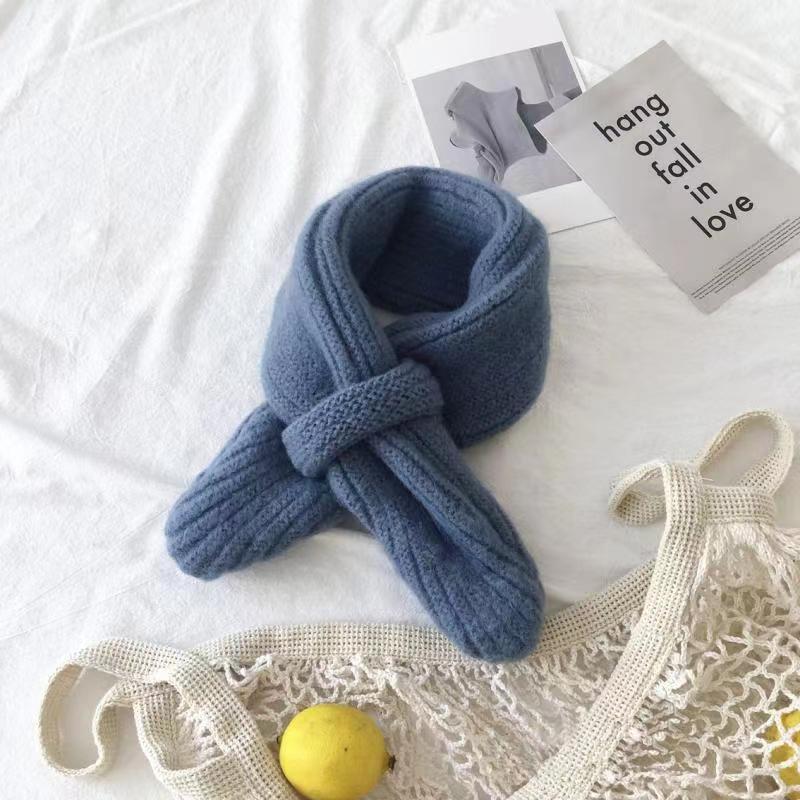 Winter Baby Scarf Soft Warm Knitted Kids Scarves for Girls Boys Candy Children Scarfs Toddler Neck Warmer Infant Acccessories 8