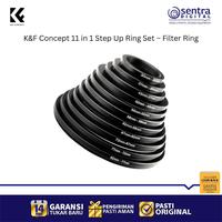 Gambar K&F Concept 11 in 1 Step Up Filter Ring Set for Universal Camera dari Sentra Digital Kota Surabaya 2 Tokopedia
