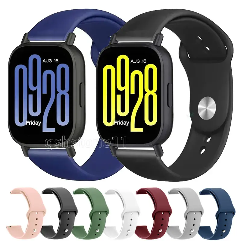 Silicone Strap Band Accessories Replacement Bracelet For Redmi Watch 5 Active 5 Lite 3 Active