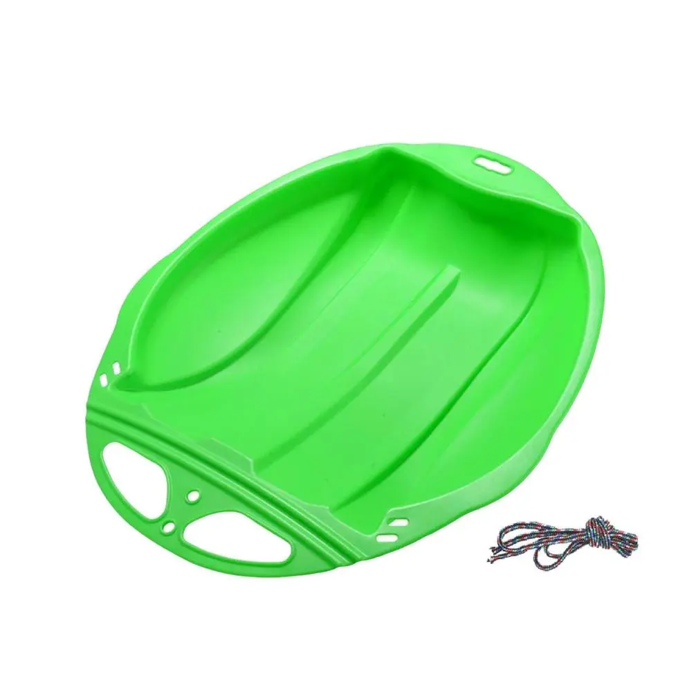 Snow Sled with Rope Winter Toy Sleigh Snow Luge for Children Boys Girls Kids