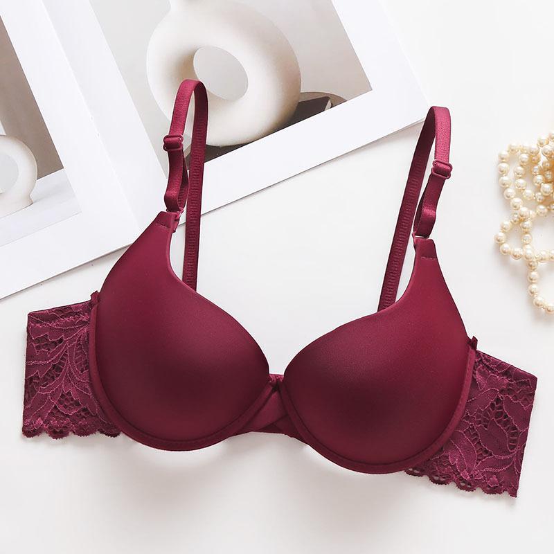 Product Introduction of Áo ngực nữ có gọng phối ren - Áo lót nữ nâng ngực 2 dây mút vừa sexy tôn dáng A016 Top Women Tua Rua Bra áocon nữ ômngực 3