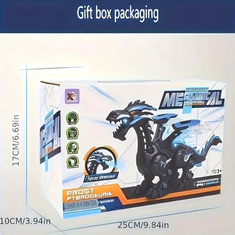 Electric Dragon Toy, Mechanical Dragon Simulation Model, Creative Birthday and Holiday Gift Options, No Battery Included, You Need To Bring Three AA Batteries 1