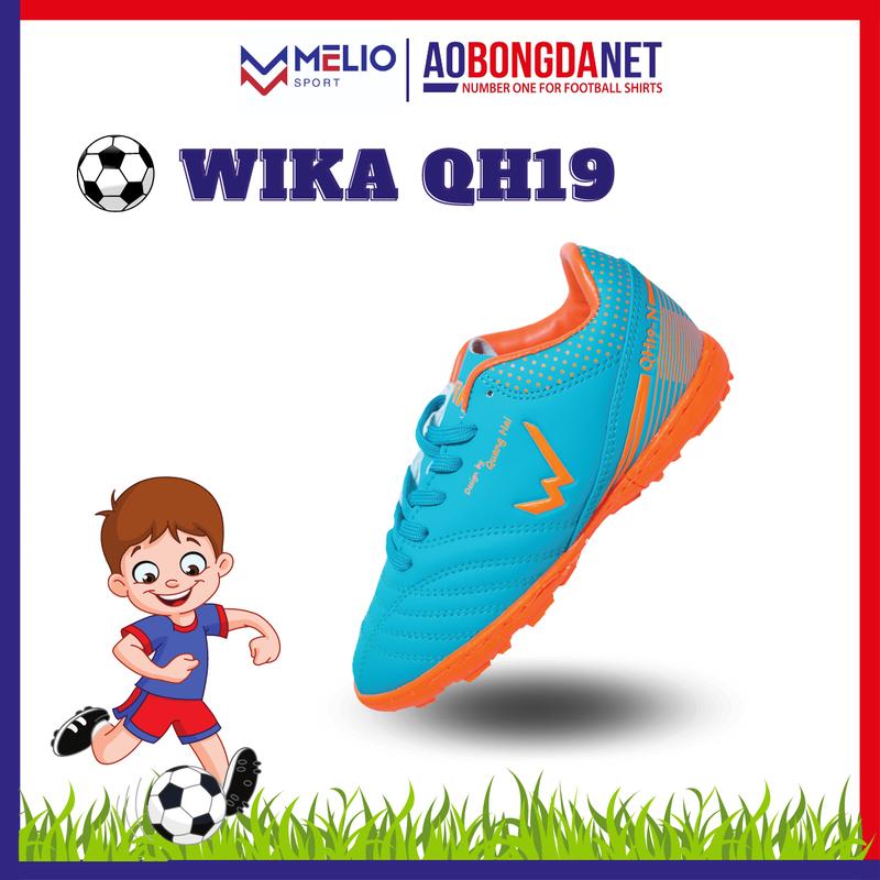 Giày Bóng Đá Trẻ Em Wika QH19 NEO, Giày Đá Banh Trẻ Em Quang Hải, Da Phủ Nano Chống Thấm, Thoáng Khí Sneaker Sport Giày Thể Thao Kids giay  bong