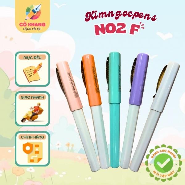 Bút máy Kimngocpens No 2f (KHÔNG KÈM MỰC) bút ngòi lá bút luyện chữ đẹp luyện viết calligraphy Bút mực nét thanh nét đậm