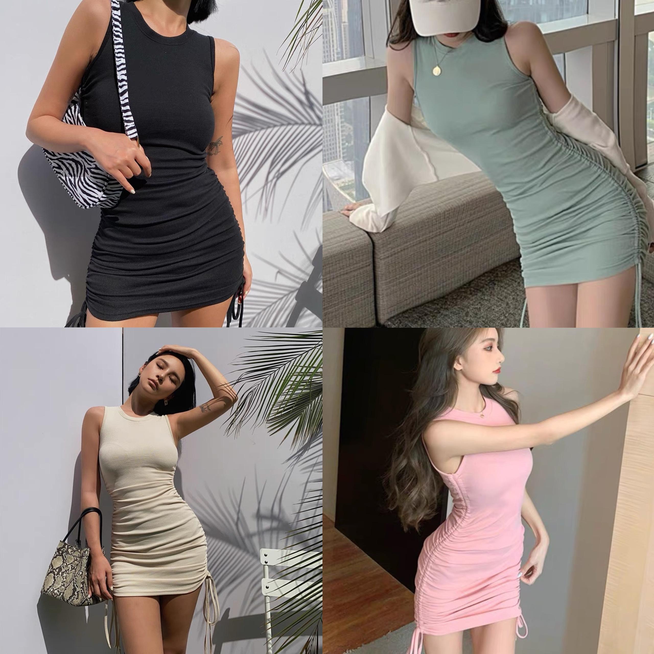 [Xả Kho] Đầm Thời Trang Bigsize Thiết Kế Siêu Xinh Cho Các Nàng Nữ Cotton Women Dress - B.1004