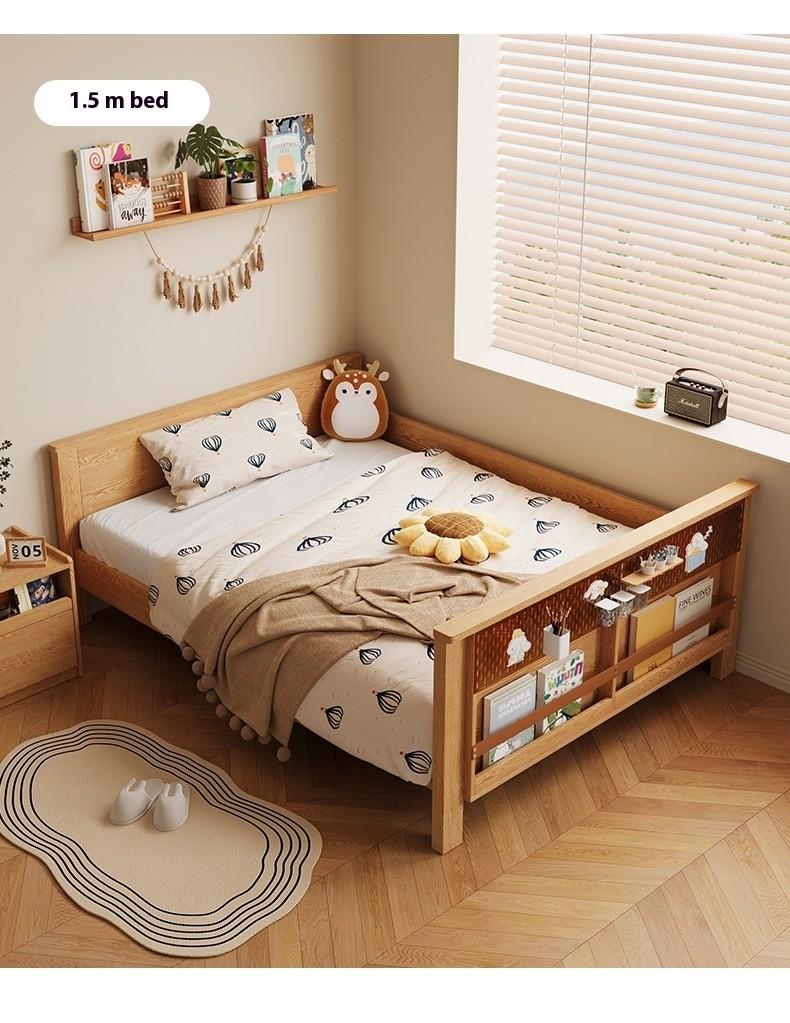 Product Introduction of [Pre-order]Children's single small-sized bedroom,, new 1.5 meter children's bed, boys' room bed 7
