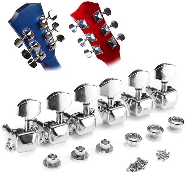 Product Introduction of 1PCS Guitar Machine Head Knobs String Semiclosed 1-3 Direction Tuning Pegs For Acoustic Guitar Gears 10