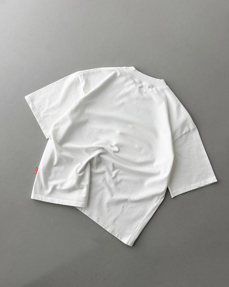 Product Introduction of BOXY TEE 3 COLORS VER2-Áo Thun Trơn Form Boxy Cubis Label Menswear Cổ Tròn aothun basic 19