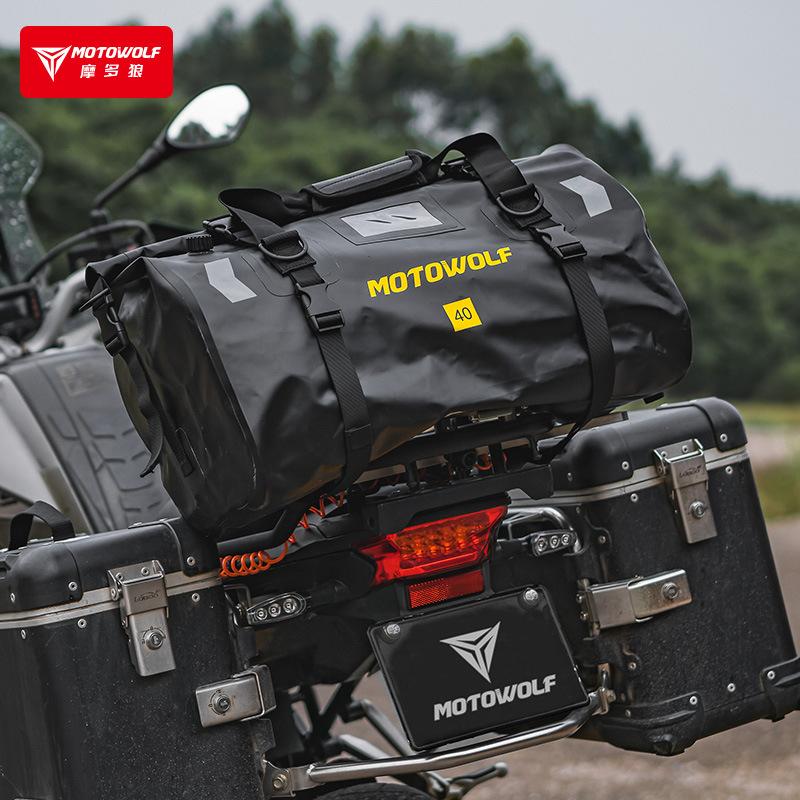 Túi Trống Chống Nước Du Lịch Phản Quang Thể Thao MOTOWOLF MDL0717 Size 40L 60L .