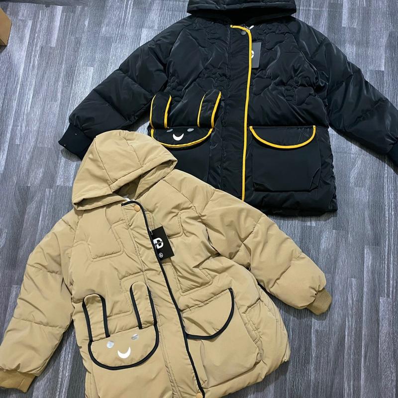 Áo phao dài tay nhung lì LÓT LÔNG cho bé