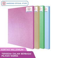 Gambar Margono Paper Kertas Warna Jasmine Millenium Warna Warni Ukuran A4, 180 - 250 gsm - 20 Lembar - Light Gold - 180 gsm dari Margonopaper Kota Semarang 3 Tokopedia