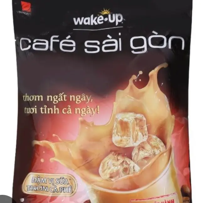Combo 5 túi Cà phê Sữa Wake Up Sài gòn - 24 gói x19gram- Coffee Cafe 6