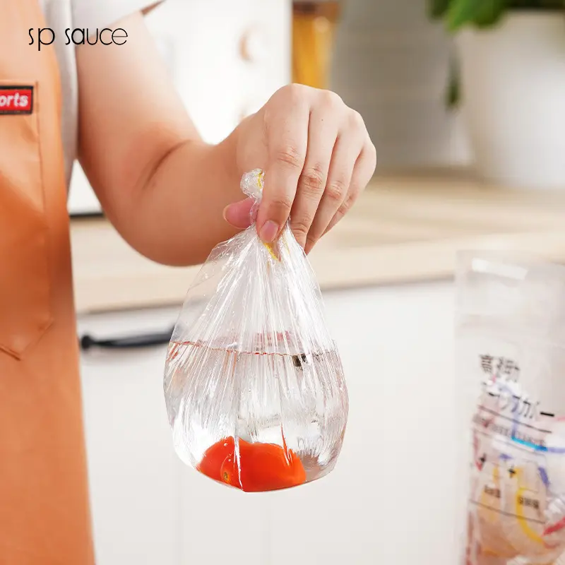 HARGA PROMO!! - [100Pcs] Plastik Pelindung Makanan Cover Food Shower Cap 8