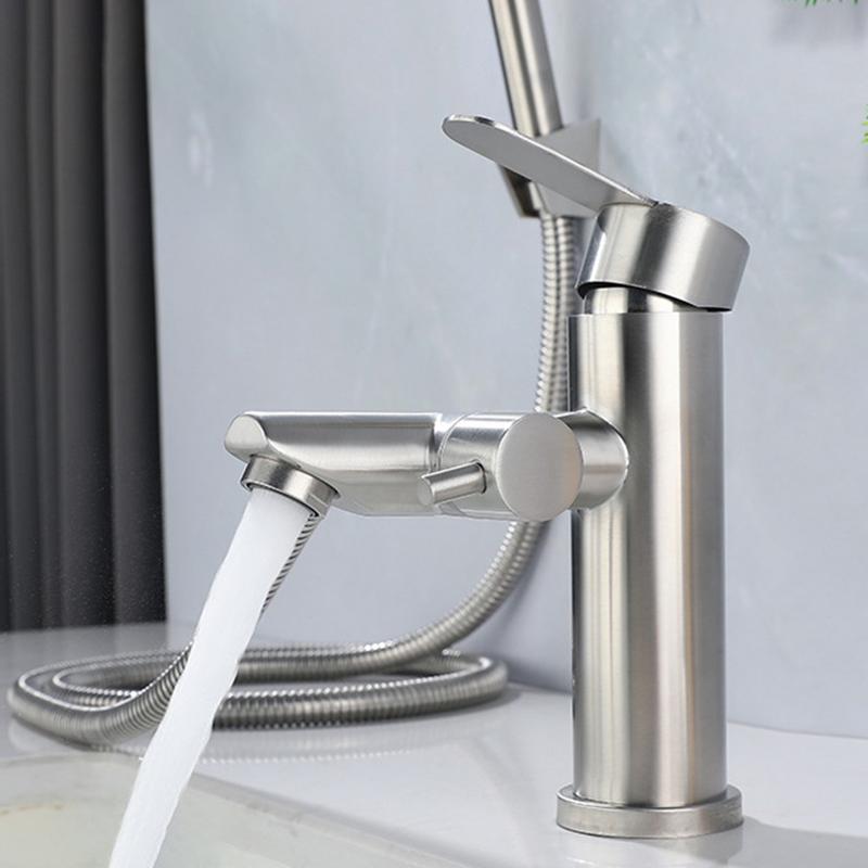 304 stainless steel dual use hot and cold basin faucet wash basin faucet 6