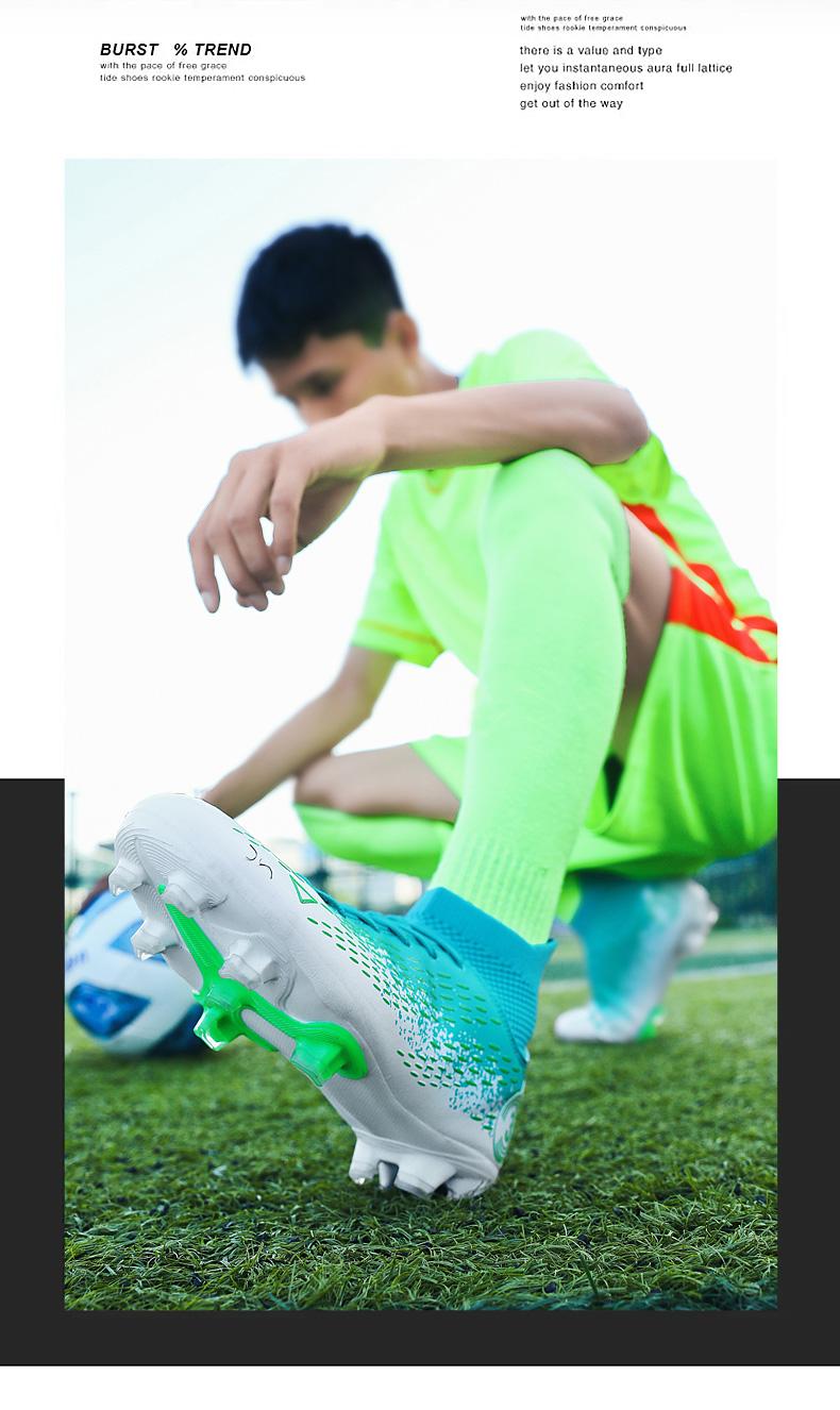 Product Introduction of （SIZE 31-47）Ready Stock Unisex Plus Size Football Shoes Outdoor Futsal Soccer Shoes Non-slip Training Shoes 5