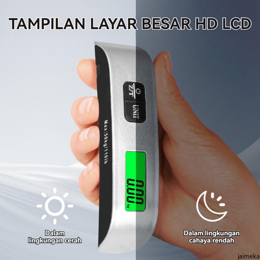 Pemegang Kait Elektronik 50KG Kecil & Gampang Dipindah | Sesuai untuk Peralatan Rumah Tangga & Bagasi Pergi-Pulang