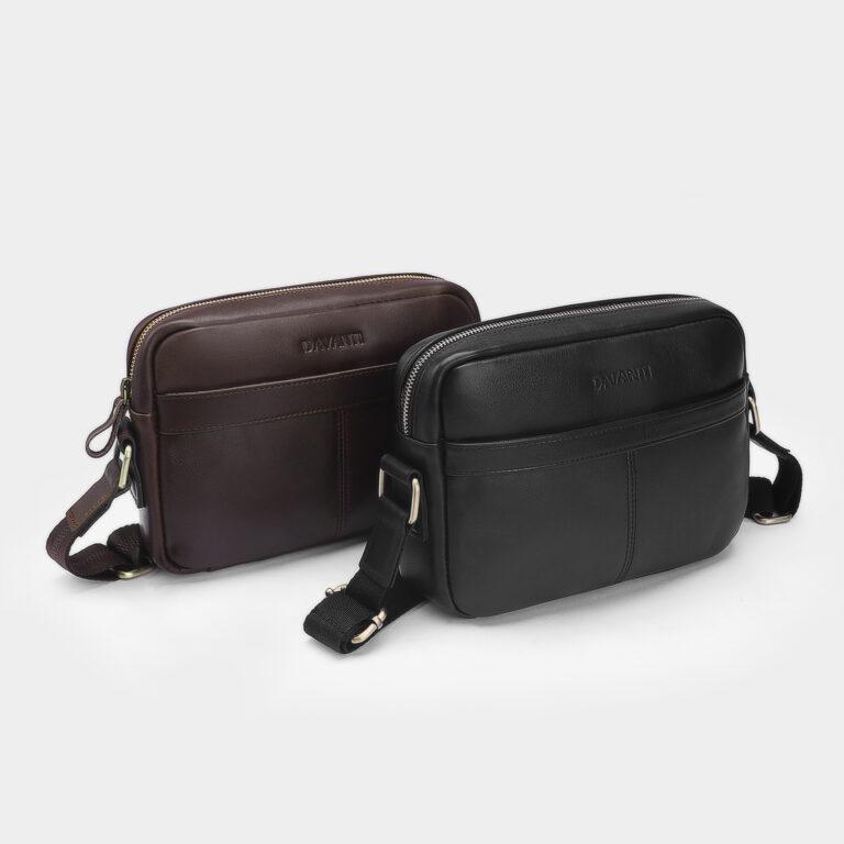 Túi Đeo Chéo Da Bò Cao Cấp Nam Dáng Ngang Phong Cách DD16 - Bag