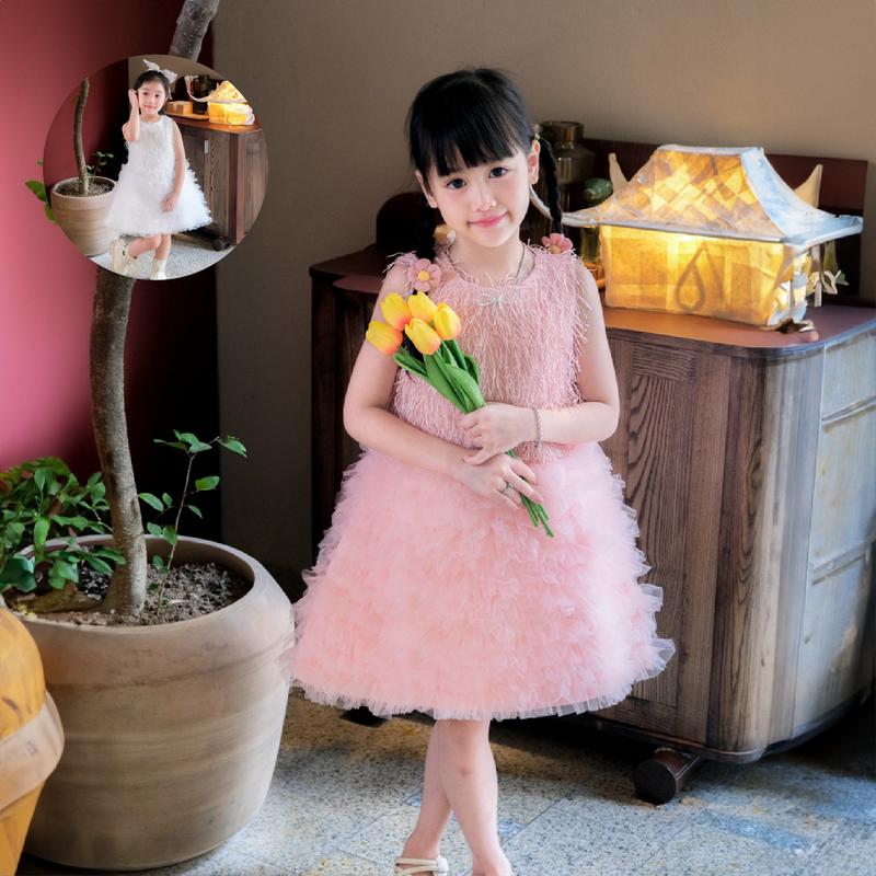 [Mimi Meo - TD232] Váy thiết kế cao cấp bé gái 7-38kg - Vải sợi ánh kim phối chân lưới sành điệu váy cô dâu