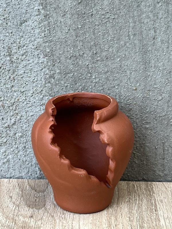 Chậu Đất Nung Bình Cắt Kích thước 5x9cm - decor, Trồng Sen Đá - Xương Rồng- LỖI 1 ĐỔI 1