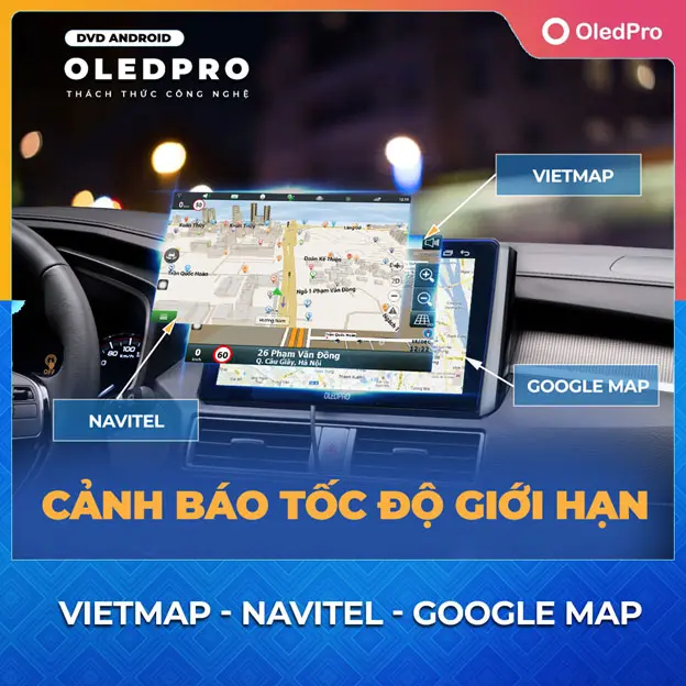 Màn Hình DVD Android Ô Tô OLEDPRO X4s Chính Hãng Tích Hợp Camera 360 2025 2