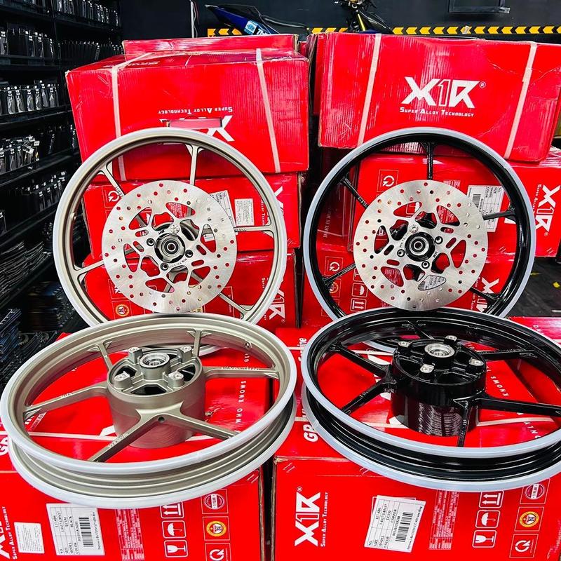 Mâm brt x1r ex150 và winner - bản 1.6/1.85 kèm đĩa - phụ kiện lắp đặt dễ dàng