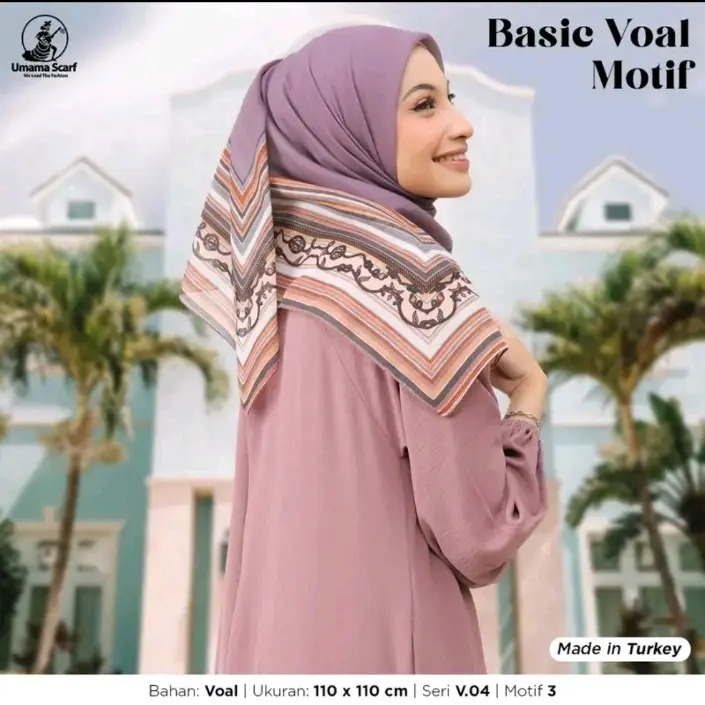 Aneka Jilbab Premium / Pashmina Silk Muslim Turki Voal Katun Kerudung 6