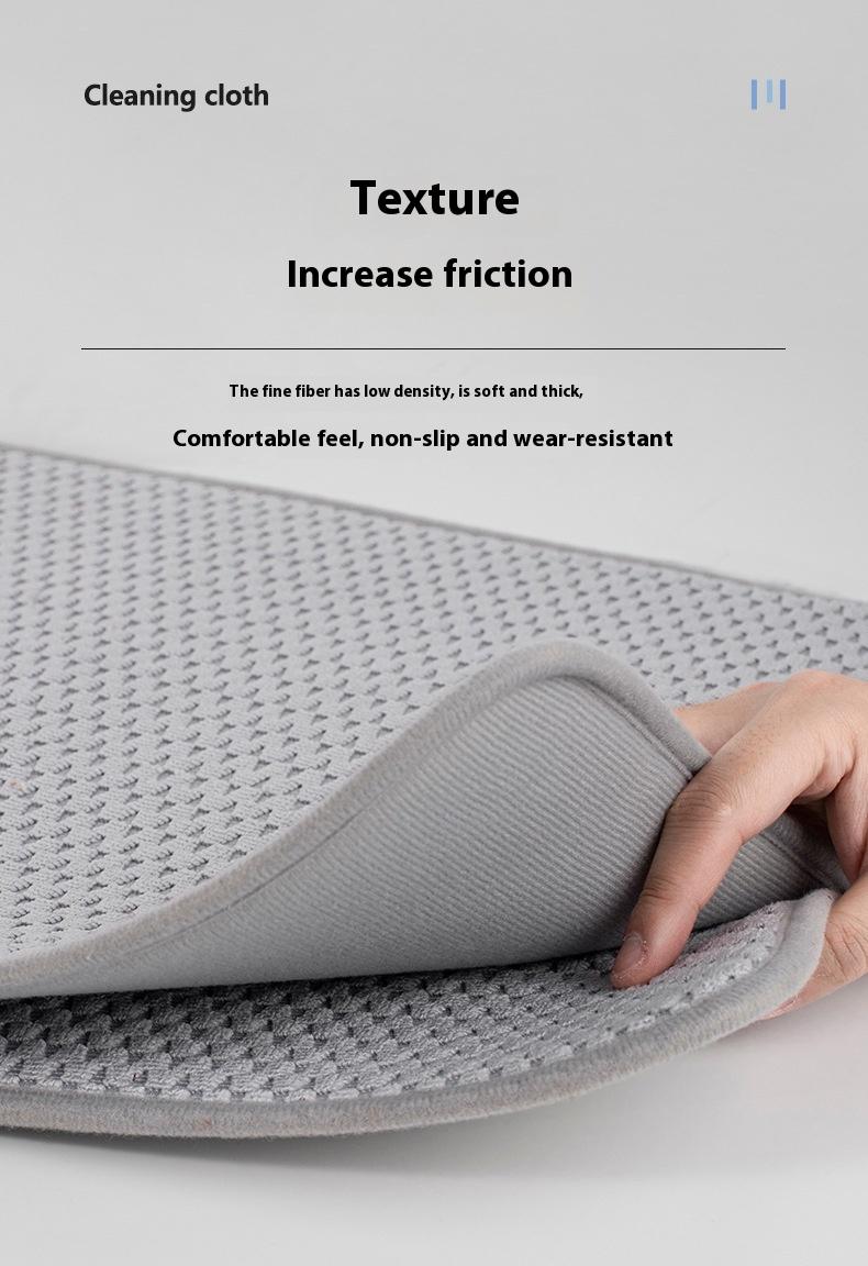 Product Introduction of Kitchen Water Draining Pad Countertop Microfiber Thickened Absorbent Heat Proof Mat Household Sink Dish Drying Mat Coasters Tableware 2