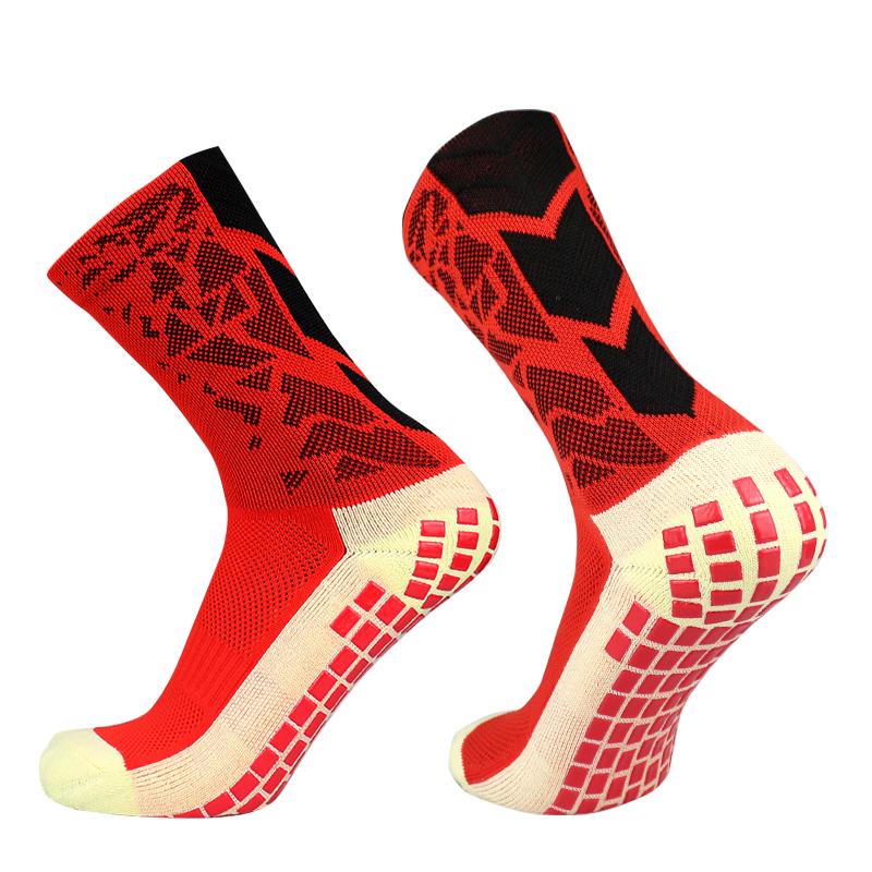 Product Introduction of Anti-slip Training Socks Soccer Basketball Tennis Sock Non-slip Football Wear-resistant Sports Friction Strip Grip Cycling Sock 6