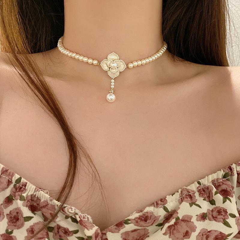 Product Introduction of Flower  Set Women Sweet Elegant  Necklace Earrings Ring Sweet Choker Fashion Wedding 8