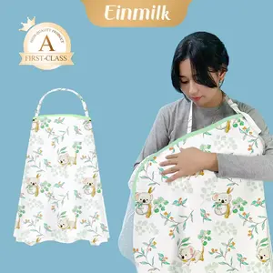 【Einmilk】 Apron Menyusui | Nursing Cover Natural Moms | Dua Sisi Jaring Apron Penutup Menyusui Bayi Kereta Dorong Serbaguna QNC