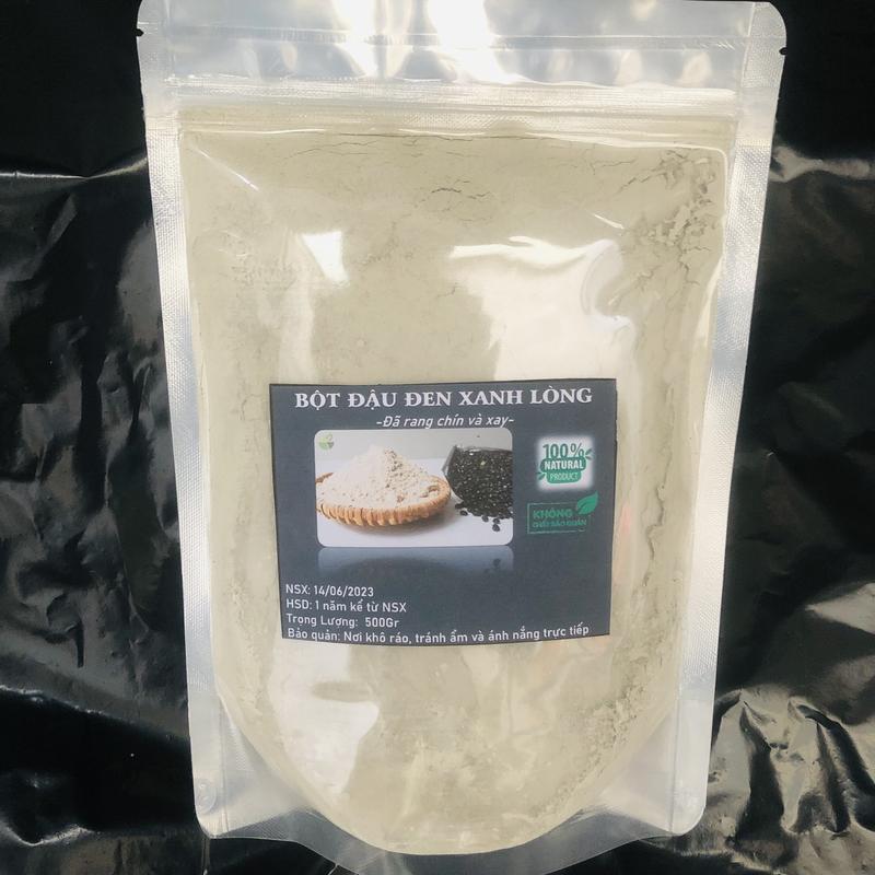 Bột đậu đen xanh lòng rang xay nguyên chất  - Túi 500gr Đường