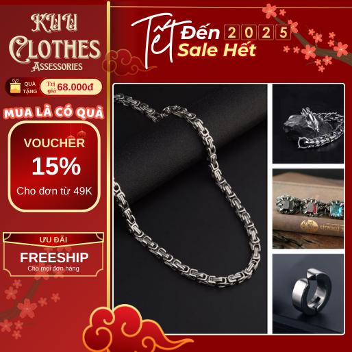 [Mua Là Thích, Không Thích Hoàn Tiền] Set 4 phụ kiện vòng cổ, Vòng tay, Nhẫn, Hoa tai kẹp cá tính KuuClothes