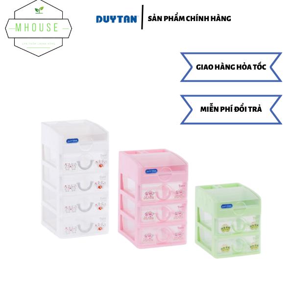 Tủ Nhựa Mini Duy Tân TOMI 3 Ngăn Có Nắp Đậy - Chính Phẩm Cao Cấp