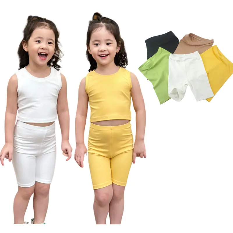 Quần legging đùi bé gái vải gỗ sồi, siêu mềm mại, co dãn thoải mái cho bé 10-50kg 4