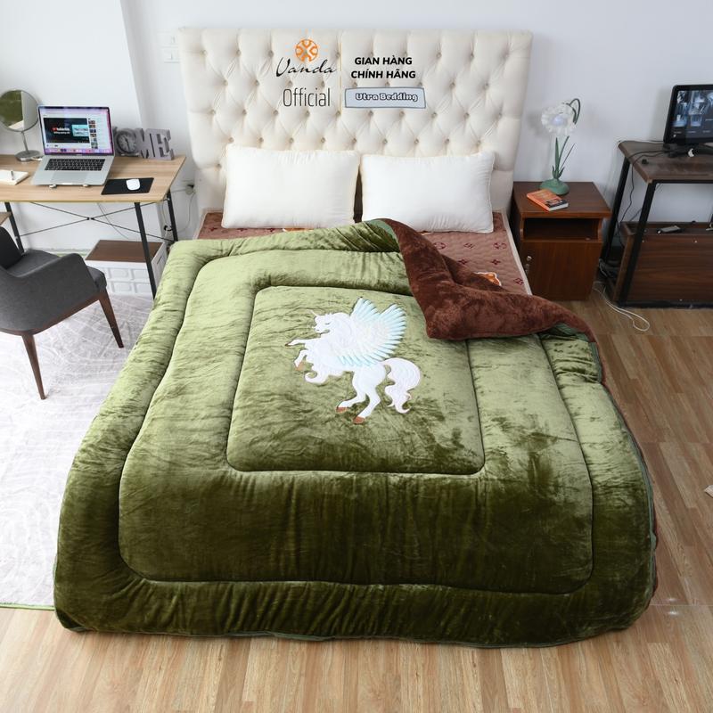 Chăn Lông Thỏ Lober Đắp 5-10 độ C , Chăn Lông Đại Hàn Siêu Dày Siêu Ấm 5kg comforter airline chăn  tuyết nhung chan  long chăn  lông chăn  gió mên  lông