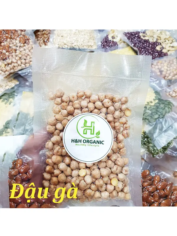 Hạt dinh dưỡng hữu cơ H&H Organic - 100g, làm sữa hạt, nấu cháo ăn dặm, nấu cơm, đậu gà, hà lan, hạt kê, diêm mạch, kiều mạch, mè đen, lăng đỏ, đậu ngự, đậu đỏ, đậu trắng, nhân hướng dương, đậu cúc, hạt lanh, hạt chia Food 1góimè 1