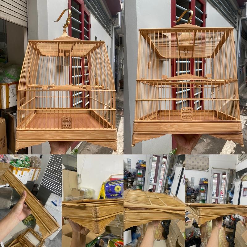 Khung Lồng Chim Tự Ráp - Lồng Tre Kỹ Đẹp - Lồng Chim Cảnh - Thương Hiệu Nam Khánh Đường
