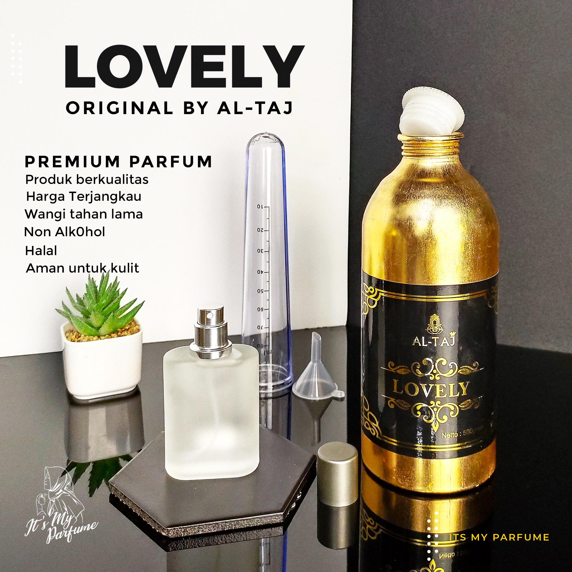 Parfum LOVELY 100 ML Wangi Tahan Lama Non Alkohol dan BPOMPerempuan