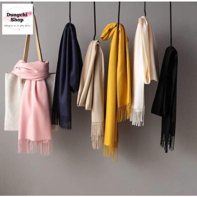 Khăn choàng cổ cashmere nam nữ, mềm mịn Quàng Cổ Voi Women khan quang